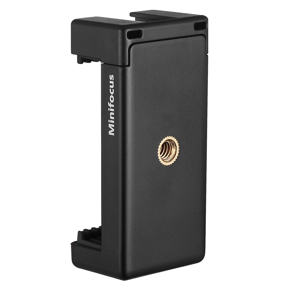 حامل ثلاثي القوائم للهاتف مزود بحذاء بارد ، مثبت للميكروفون ، مصباح فيديو LED ، iPhone ، Samsung ، Galaxy ، OnePlus ، Google Pixel ، مشبك Vlog