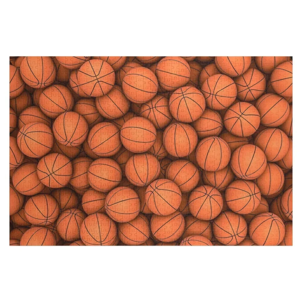 Puzzle de boules de basket-ball pour enfants, jouet personnalisé pour bébé, jeu photo personnalisé, moteurs à échelle