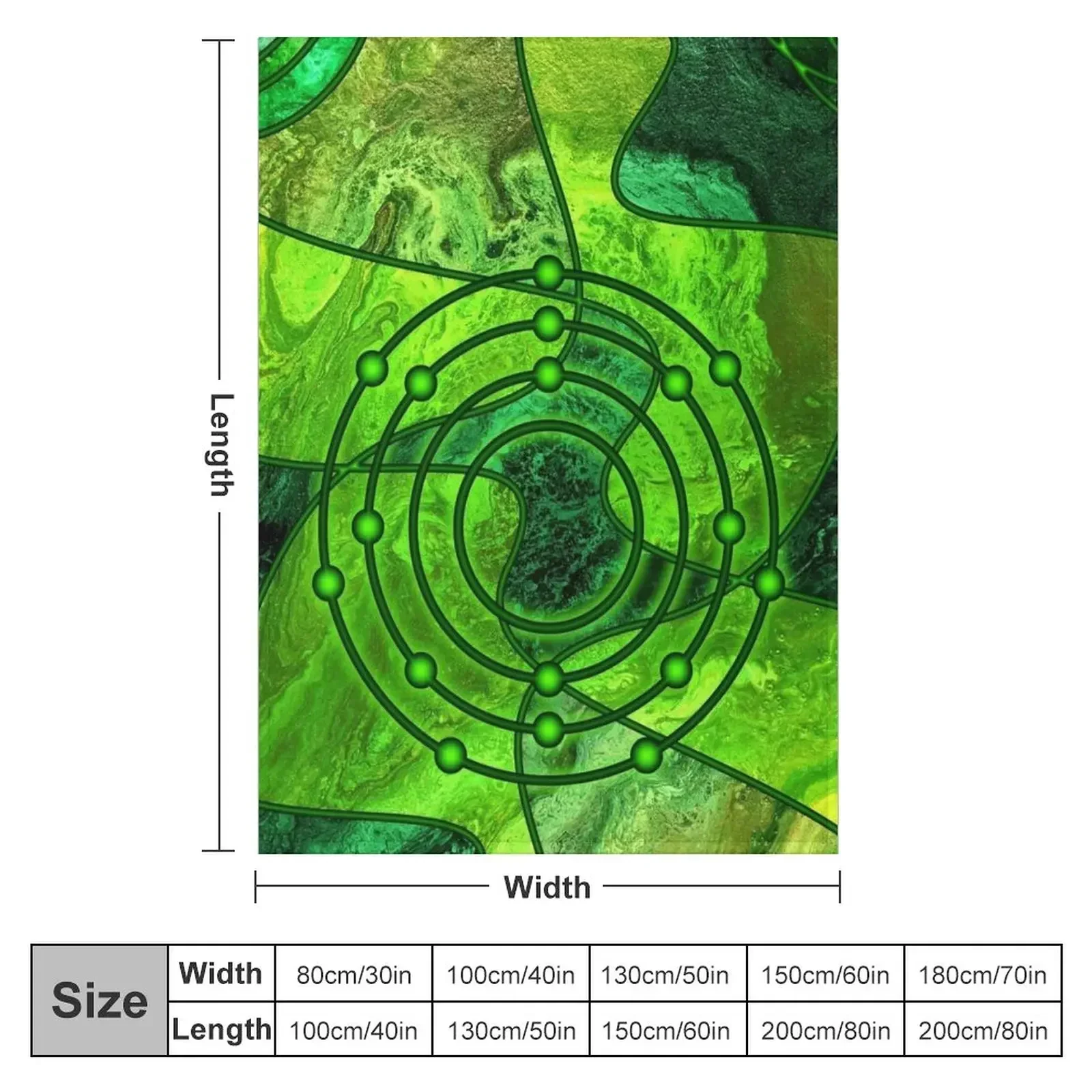 Element 17: Chlorine Throw Blanket Multi-Purpose Travel Cute heavy to sleep Blankets