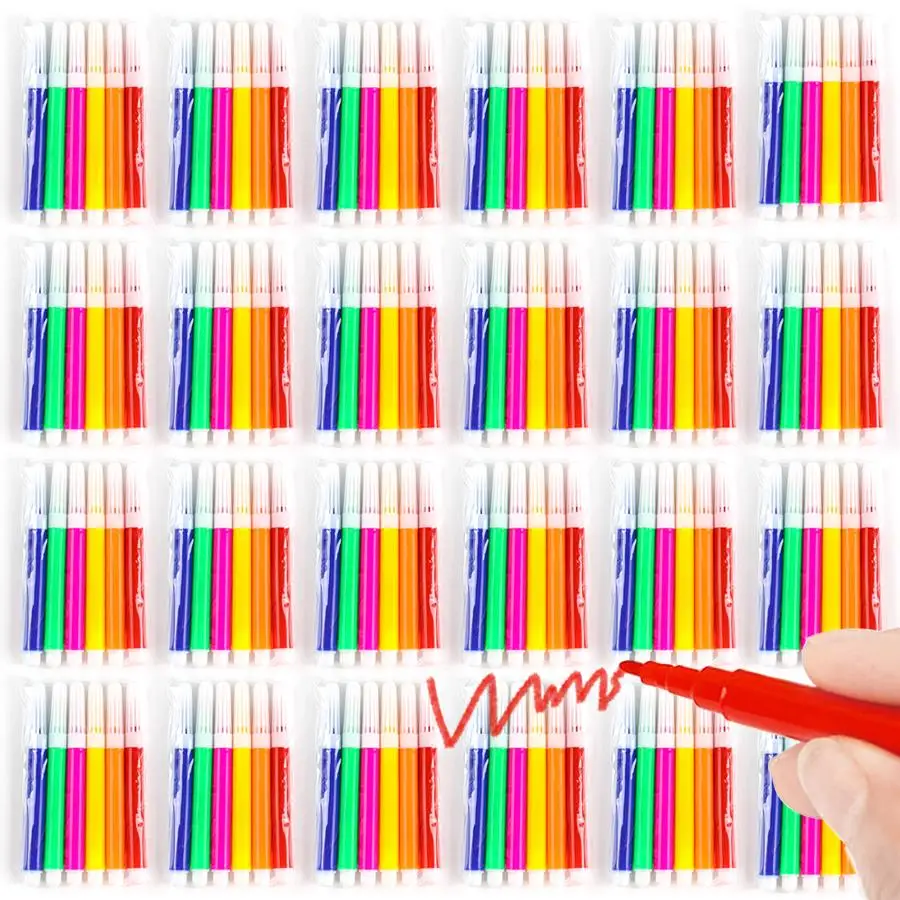 15/30packs Graffiti Watercolor Pen Handicraft Art Creation Hand Account Stationery School Study Painting Supplies XJM