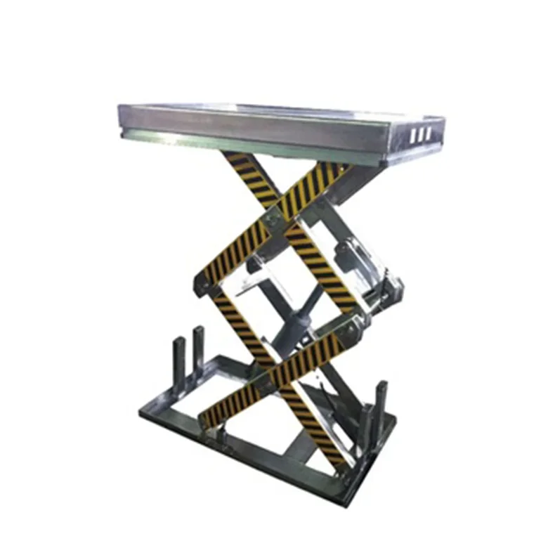 Double Scissor 2 Ton Car Hydraulic Electric scissor  Lift Table