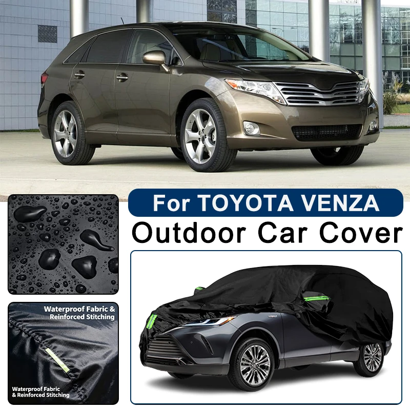 

Outdoor Car Cover Waterproof Dustproof UV Sun Protection, Full Car Protector Exterior Accessories For TOYOTA VENZA AV10 AXUH80