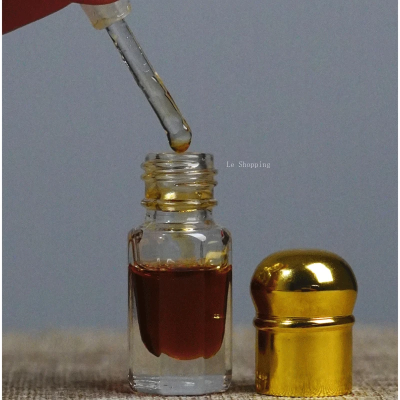 1g/2g/10g Qinan Agarwood Essential Oil Indoor Incense Purification Air Supercritical Extraction Essential Oil Without Dilution