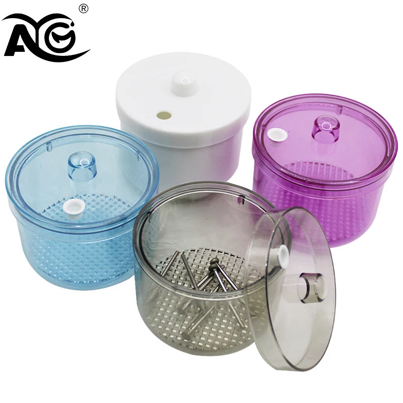 

AG Dental Disinfection Box Dental Tools Soak Burs Box Drills Sterilization Case Heat-Resistant Net Basket Clean Immersion Case