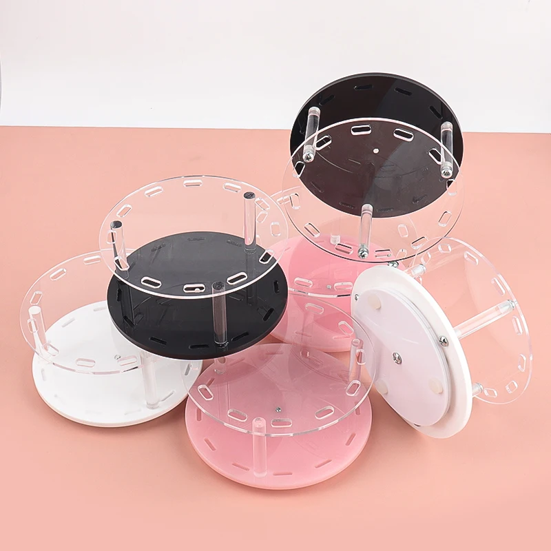 12 Holes Acrylic Eyelash Tweezers Storage Holder Display Box Lash Tweezers Stand Shelf Eyelashes Extension Tattoo Makeup Tool