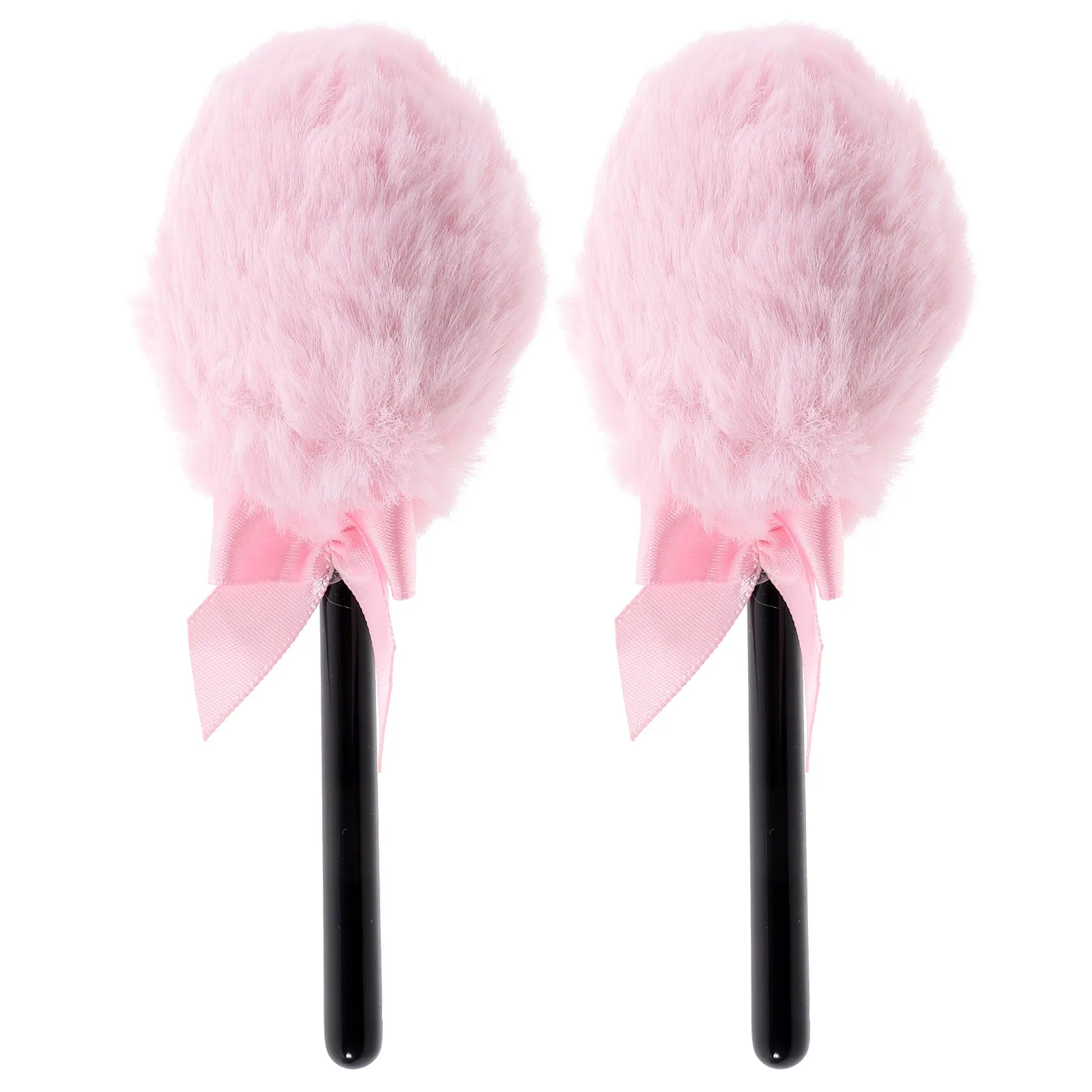Makeup Powder Puffs 2 Pack Soft Portable Face Puffs for Loose Mineral Setting Powder Travel Cosmetic Tools