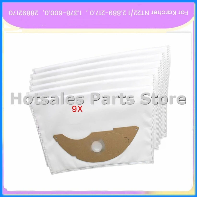 

Dust Bag Replacement Parts for NT22/1 Vacuum Attachment Parts 2.889-217.0 / 1.378-600.0/ 28892170 6PCS-A57M