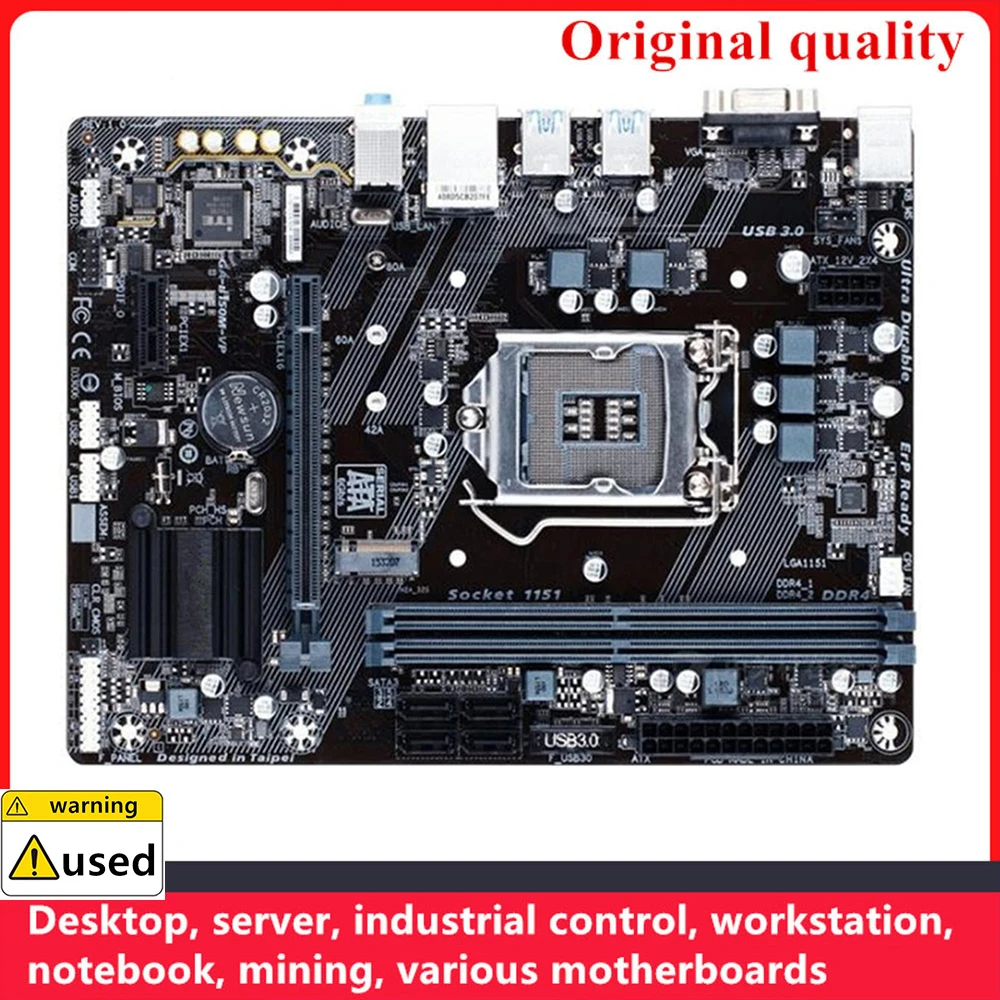 

For GA-B150M-VP B150M-VP Motherboards LGA 1151 DDR4 32GB M-ATX For Intel B150 Desktop Mainboard SATA III USB3.0