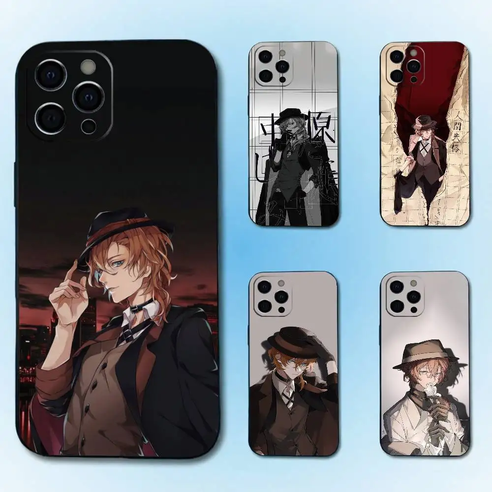 

Bungo Chuya Nakahara Phone Case Silicone Soft For IPhone 17 16 15 14 13 12 11 X XR Plus Pro Max Plus