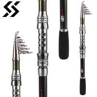 Sougayilang-caña de pescar telescópica, accesorio portátil de fibra de carbono 1,8, 3,3-99% M