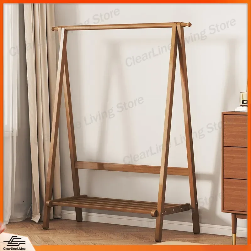 Floor to Ceiling Coat Rack Bedroom Indoor Hanger Dormitory Sun Drying Storage Factory Direct Sales One Piece Delivery