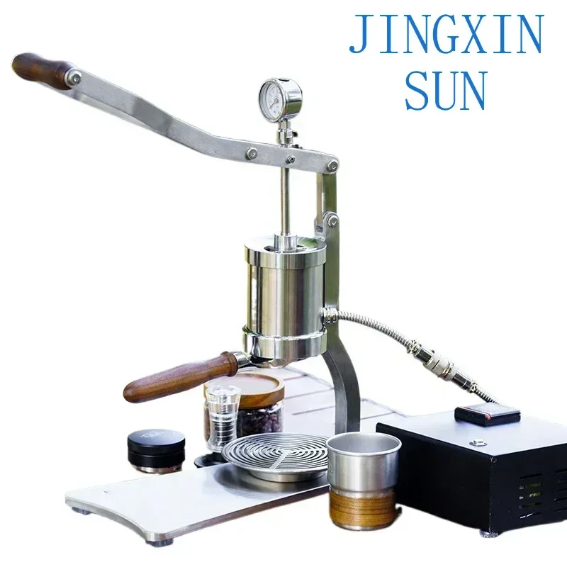 Lever Espresso Machine 304 Stainless Steel Cavity Capacity 1500W PID Heating Coffer Maker