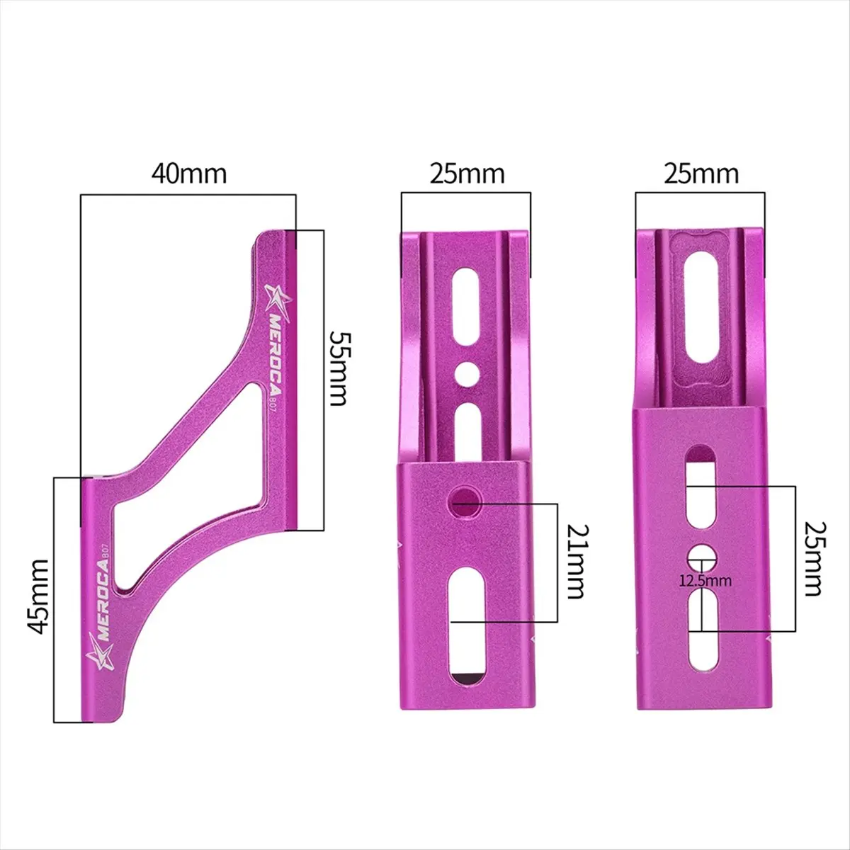 【THANKSGIVING DAY】 MEROCA Bike Bag Carrier Raise Adapter for Brompton DAHON Luggage Carrier Riser Bicycle Mount Holder