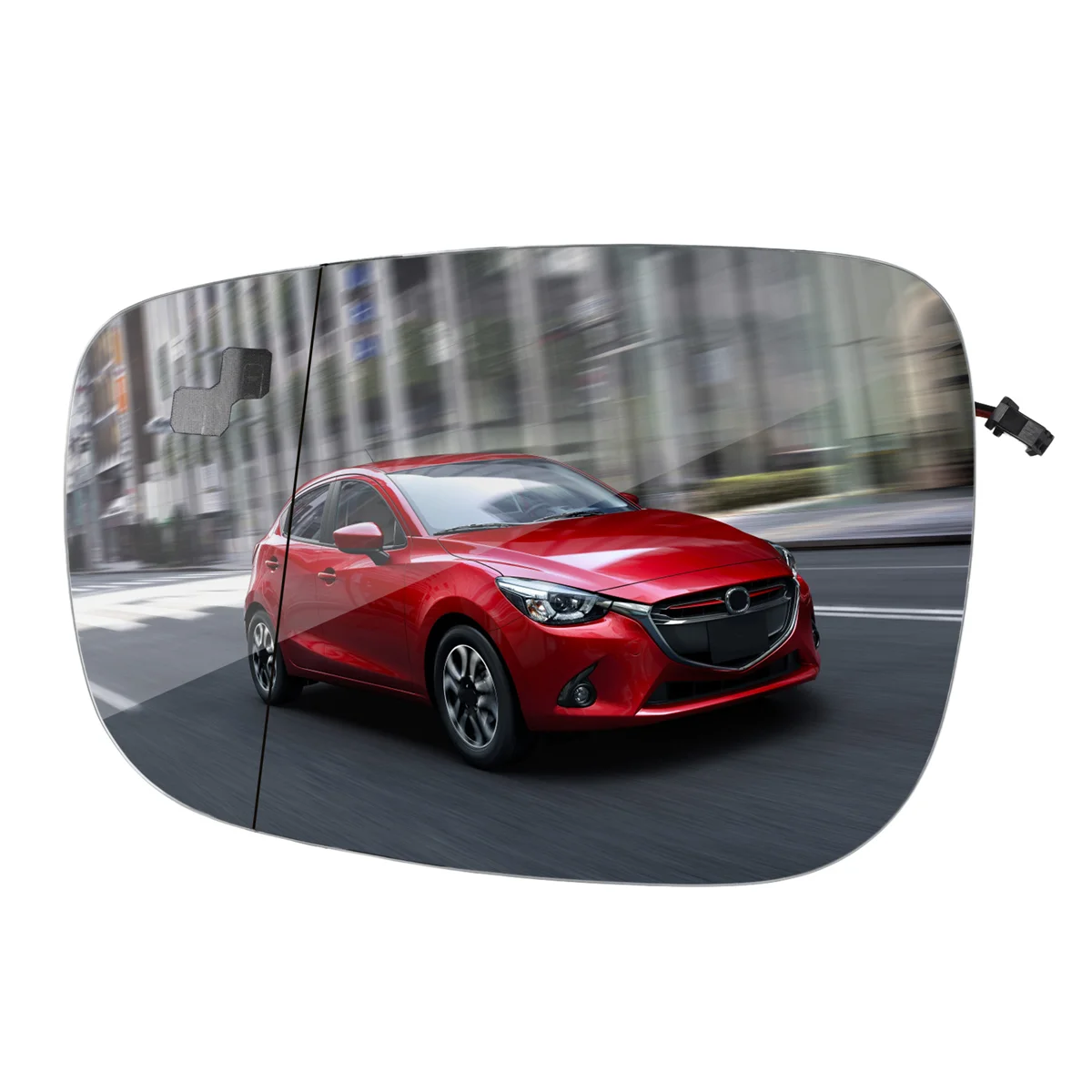 

Car Left Reversing Mirror Lens Mirror Glass Lens with Heating Monitor Blind Spots for -5 2015-2016