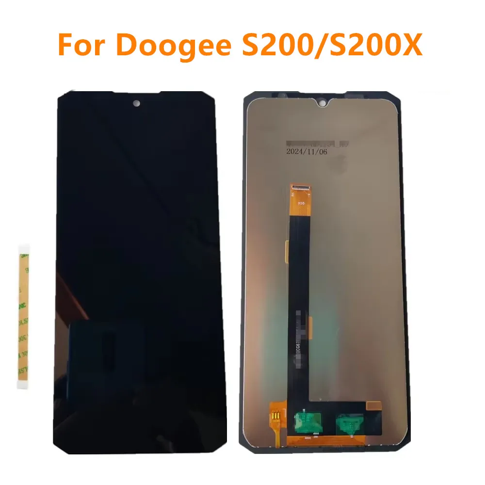 New Original For Doogee S200 S200X Phone Repair 6.72'' LCD Display Digitizer Assembly with Touch Screen Glass Panel Parts