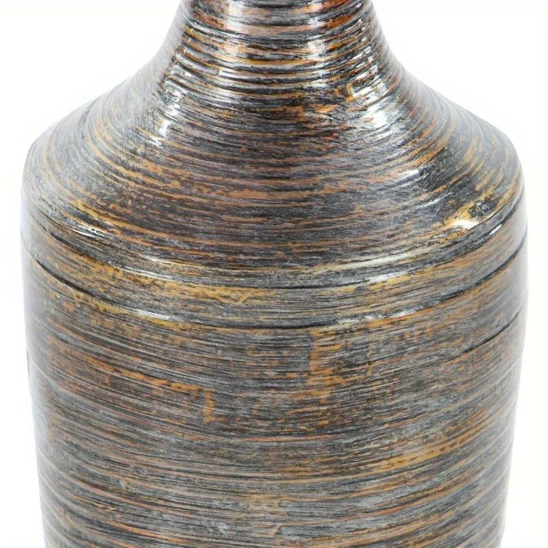 Promotional bamboo and wood decorative vase antique inspiration pot ornament home decoration gift