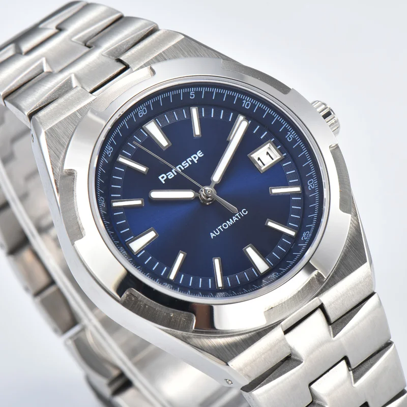 PARNSRPE 40MM NH35 20bar Men\'s automatic diving watch Crown sapphire crystal Luminous pointer
