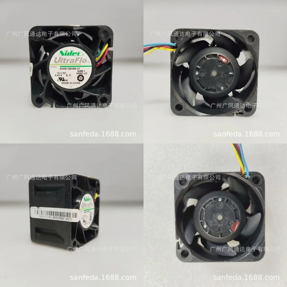 

Вентилятор NIDEC W40S12BGB5-07 4028 12V 0.42A для корпуса ПК, сервера, усилителя, охлаждения ЦП и ГП