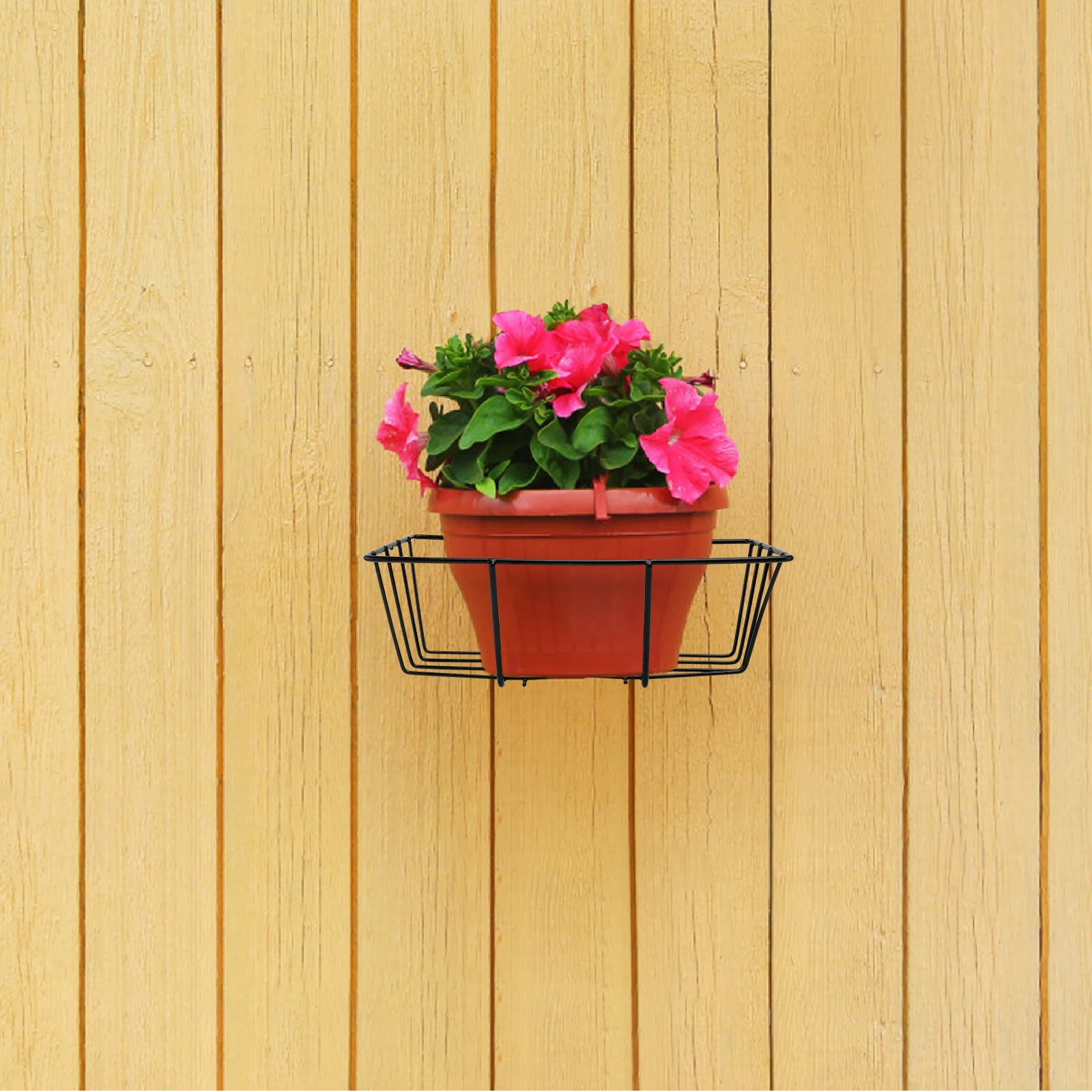 

Premium Rustproof Flowerpot Stand Simple Design Wall-Mounted Bonsai Holder for Vertical Gardening Flowerpot Holder