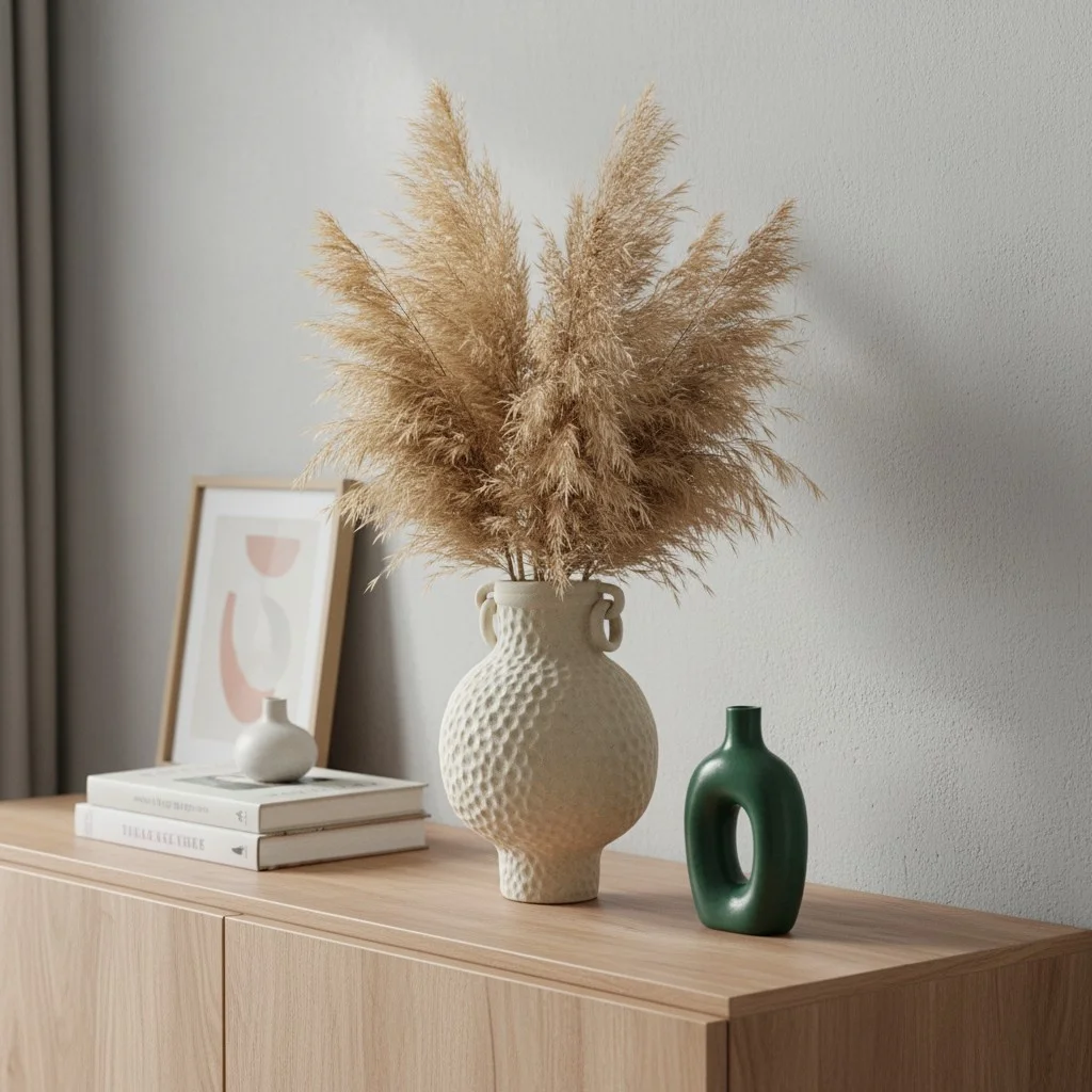 CAPIRON Nordic Ceramics Vase Amphoras Porcelain Table Center Handmade Flower Home Design Living Room Centerpieces Art Decoration