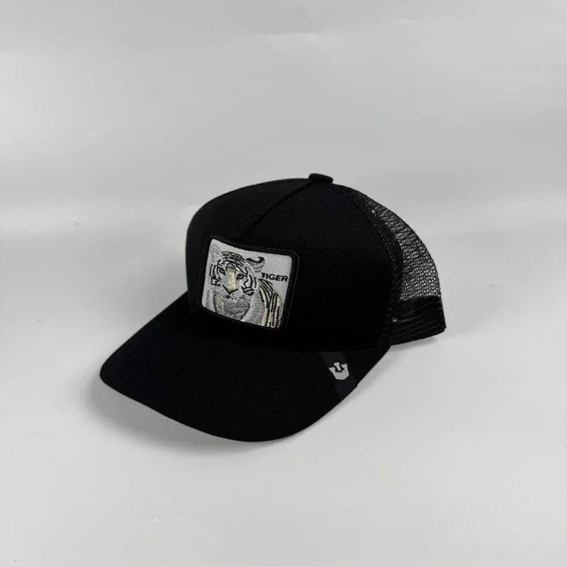 

Goorin Bros The Original Trucker The Tiger Black French Bulldogmens Winter Caps Soft Cap Baseball Cap Animals Black Hat Caps