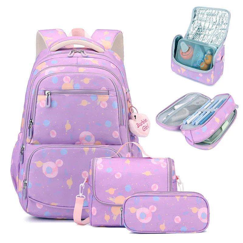 Child Girl Backpacks Primary Junior High School Bags for Girls Children Kids Bookbag Backpack 2026 Back to School Girl Schoolbag