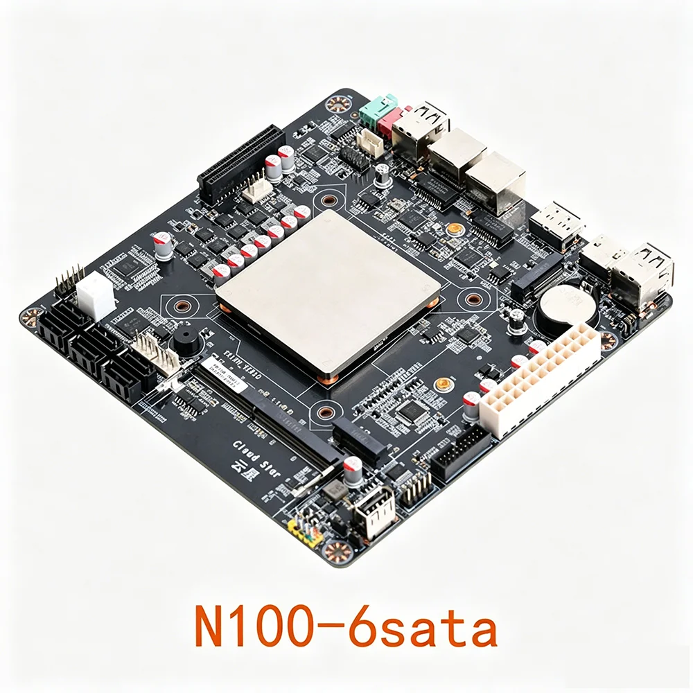 Placa-Mãe N100 Mini ITX NAS de - Nas Motherboard N100 6 Sata avaliação e preço