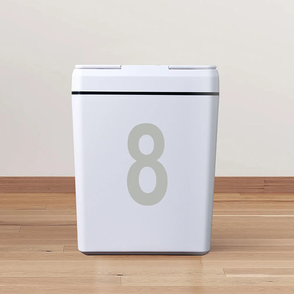 6 Sheets Number Stickers Adhesive 0-9 Large Reflective Digits For Mailbox Home Office Address Signs Self-Adhesive Numbers For