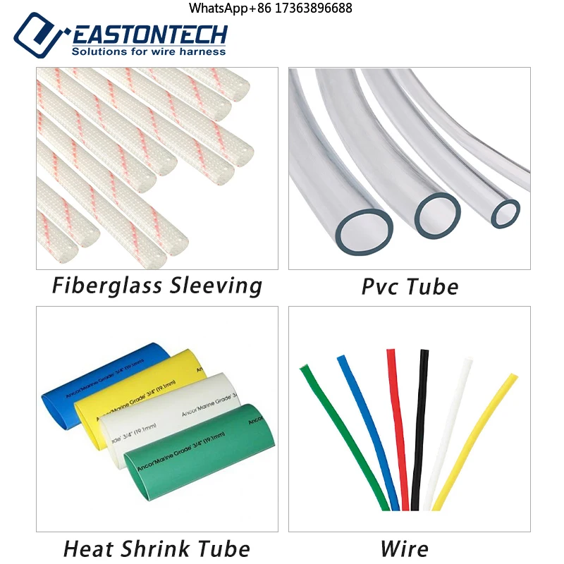 Automatic Heat Shrinking Tube Nickel Strip Plastic Tape Cutting Machine EW-1250 for Pvc Tube /label/cable/foil/sleeve Cutting