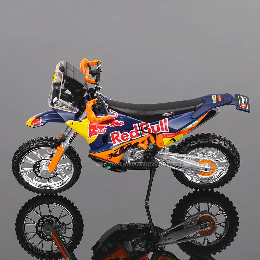 Bburago 1:18 KTM 450 790 Adventure R Rally BMW original authorized simulation alloy motorcycle model toy car gift collectio