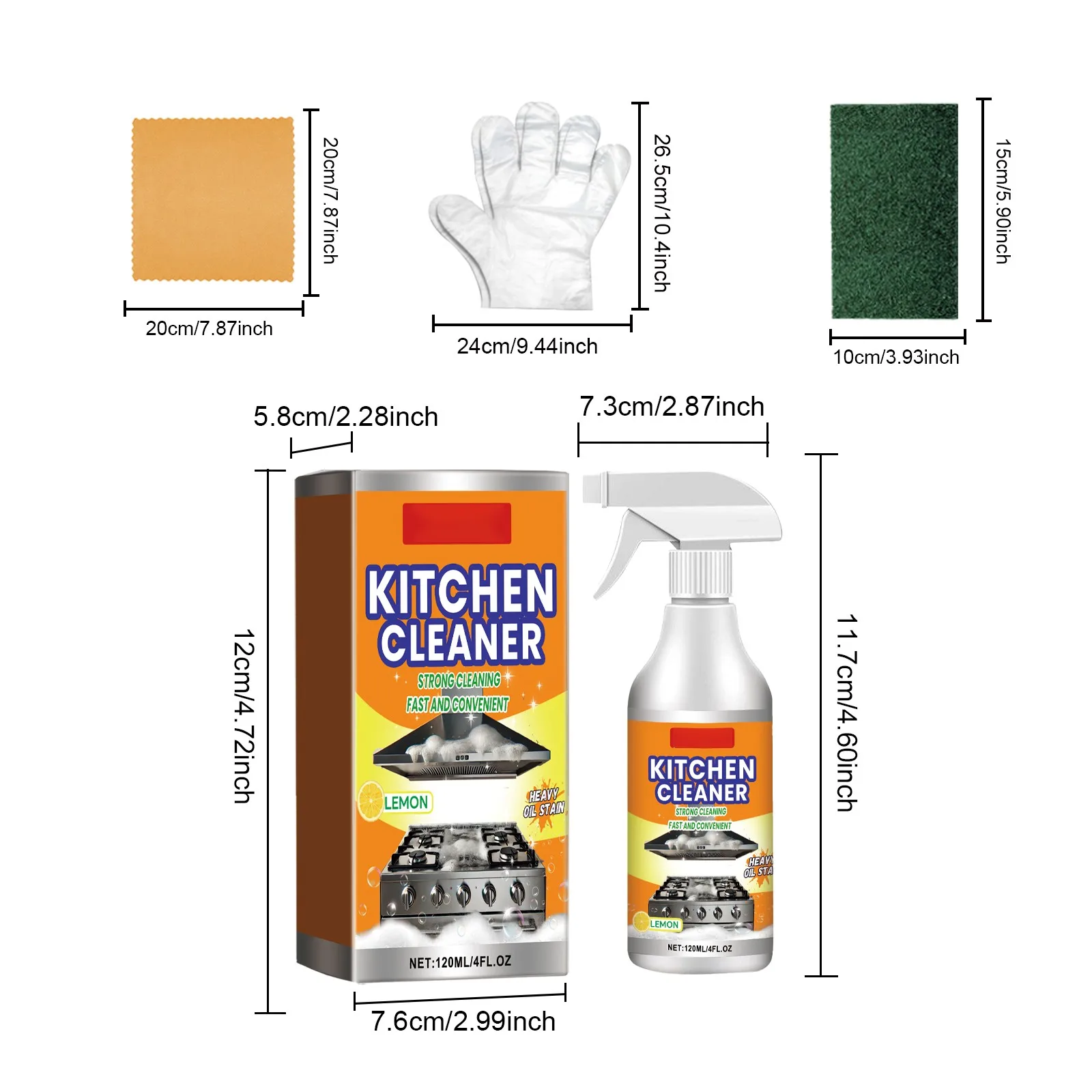 Kitchen Multi-Purpose Degreasing Powerful Cleaner Heavy Grease Cleaning Range Hood Grease Net Cleaning Cooktop Degreasing