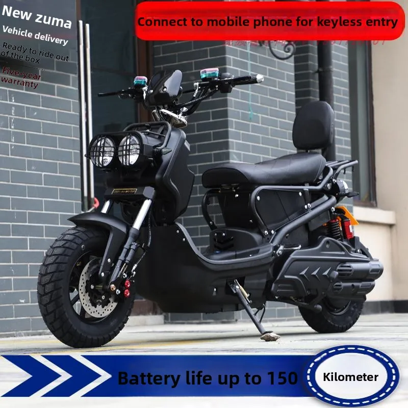 Model 72V/60V High-Power Adult Modified Pedal E-Motorcycle - Lithium-Ion Electric Vehicle for Food Delivery