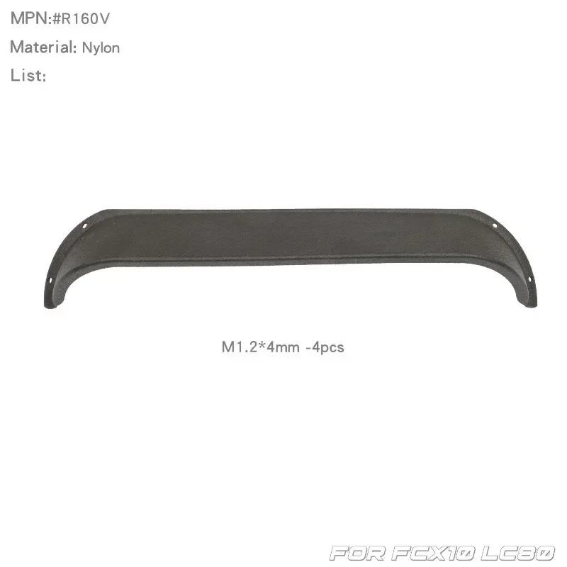 1/10 Air Intake/ Windshield Tail Window Sun Visor / Hood Sand Guard / Window Weatherguards for FCX10 LC80  Upgrade