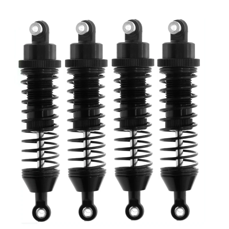 4Pcs 85Mm Metal Shock Absorbers Damper For Redcat Gen8 Gen 8 Scout II 1/10 RC Crawler Car Model Car ,Black