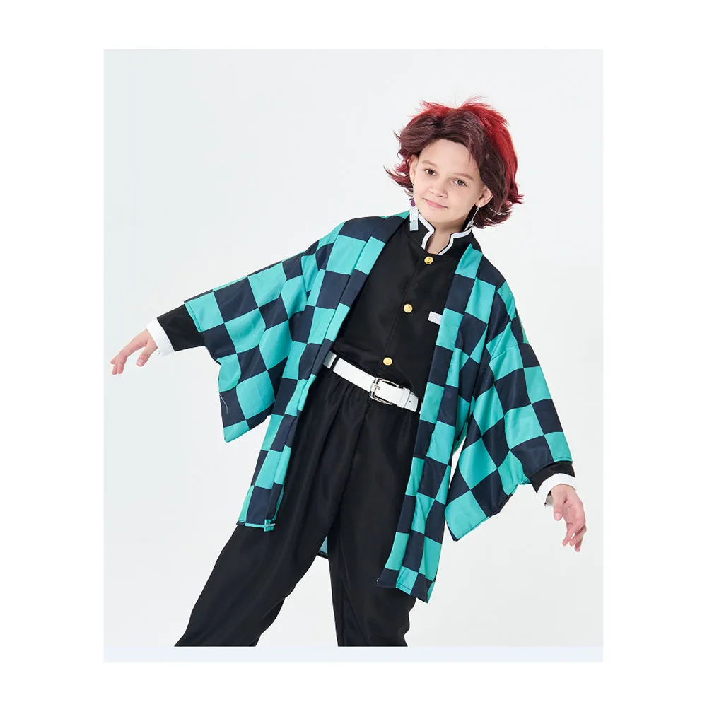 Japanese anime Halloween costume demon killer cosplay Tanjiro Nezuko cosplay children Shinobu costume Christmas gift