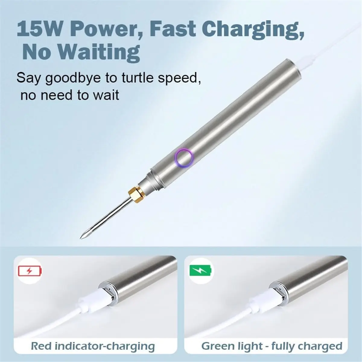 2026 New Cordless Soldering Iron Kit, 1100 MAh USB Rechargeable, Portable Welding Pen