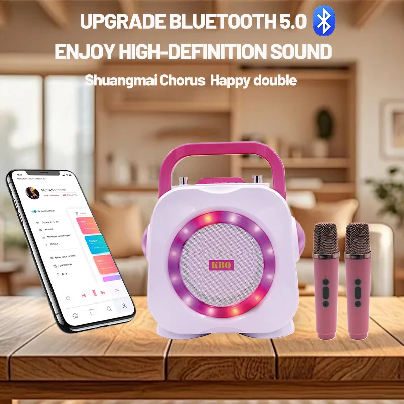 Audio Draadloze microfoon Bluetooth-luidspreker Zingen Geïntegreerde audio Home Outdoor Entertainment-apparatuur