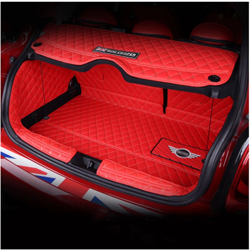 3D Full Covered No Odor Waterproof Carpets Durable Special Car Trunk Mats for  MINI COOPER S F54 F55 F56 F57 F60 R60 CLUBMAN