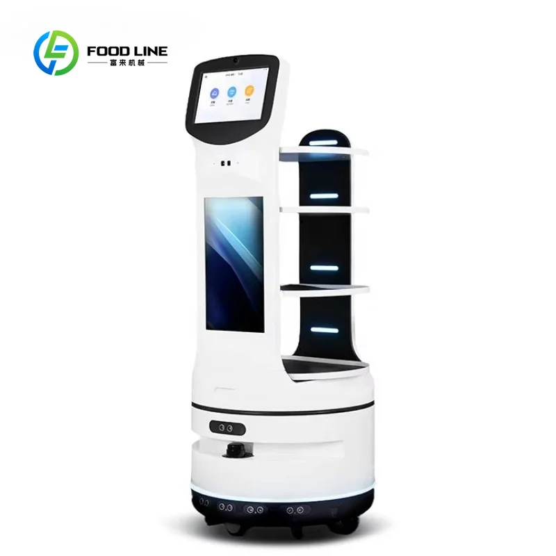Customized Smart Commercial Delivery Robots for Restaurants Gastronomie Food Tray Commercial Service Robots