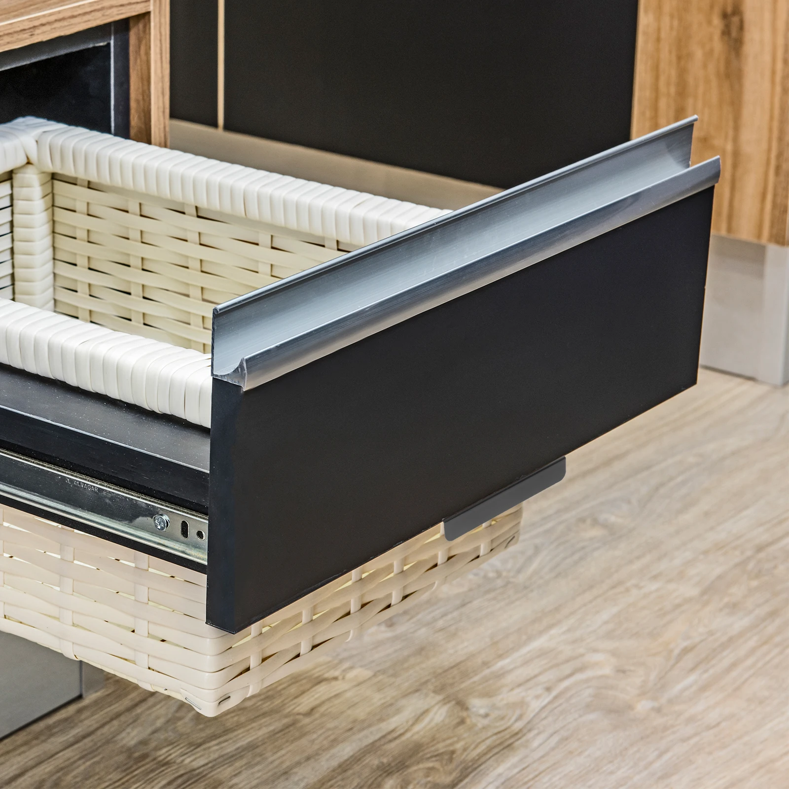 

Noncontact Foot Pull Handle for Trash Cabinet Drawer Touchless Opener Durable Modern Foot Drawer Pull No Drill Cabinet Handles