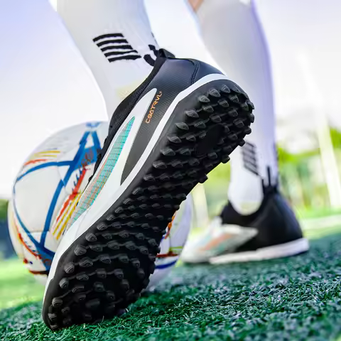 Men New TF Football Boots Sneakers Professional Society Casual Male Soccer Shoes Futsal High Quality Football Shoes Training