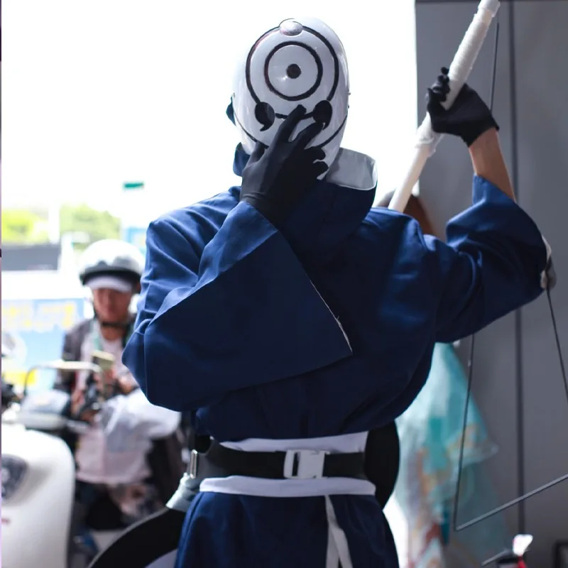 หน้ากากนารูโตะ โอบิโตะ ของตกแต่งฮาโลวีน หน้ากากอนิเมะการ์ตูน ของตกแต่งเทศกาล อุปกรณ์คอสเพลย์ ของตกแต่งงานปาร์ตี้ ของขวัญ