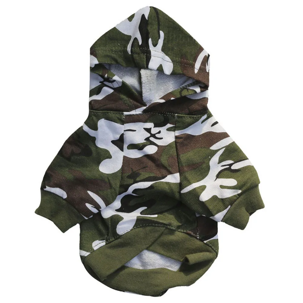 Camouflage Dog Clothes Summer Pets Clothing For Small Dogs Shirts Puppy Outfit For French Bulldogs Dog Clothes Cool Pet Coat 4S1