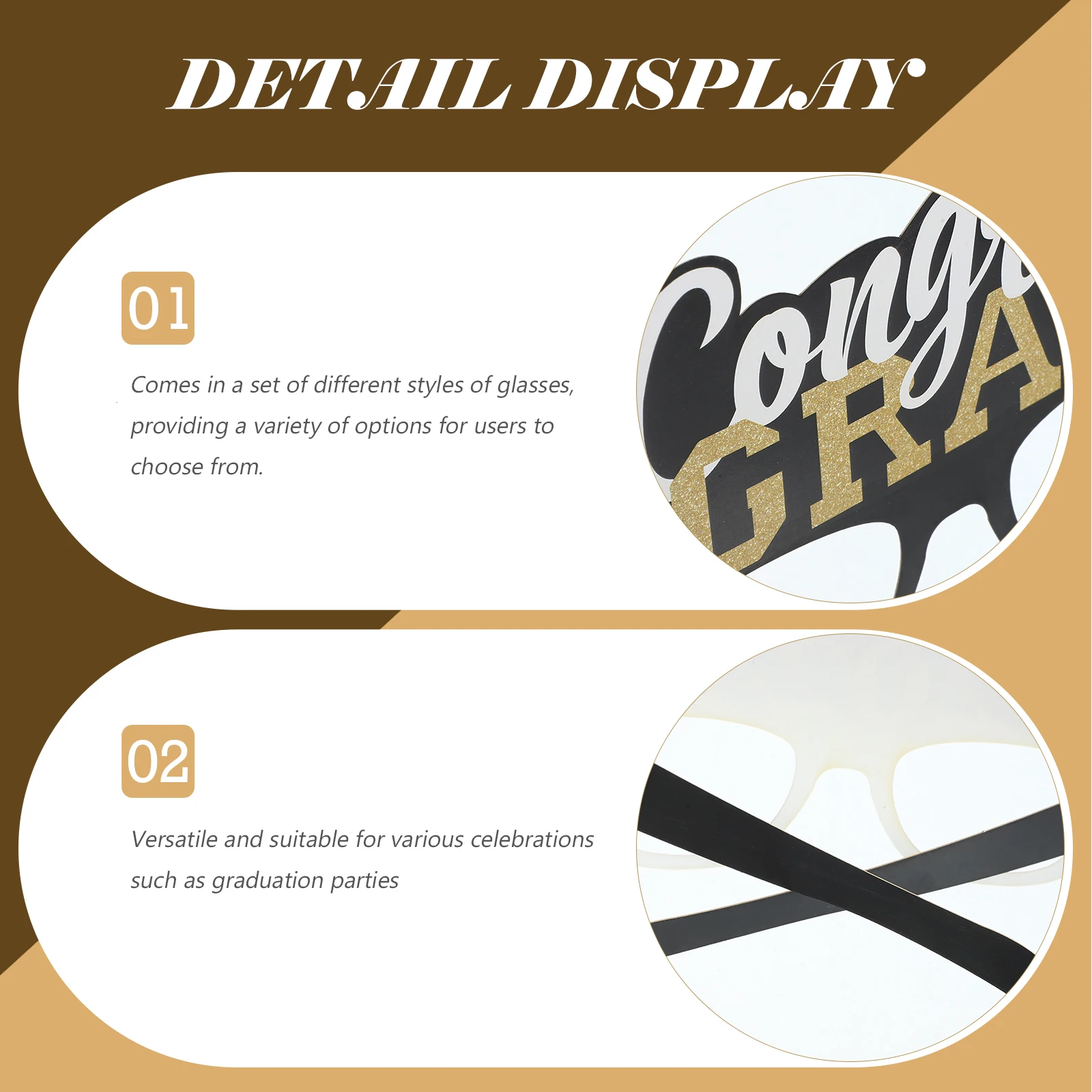 

6pcs Set Eyeglasses Photo Props Party Glasses Funny Photo Props Party Decorations 2024 Celebration Accessories Eyewear