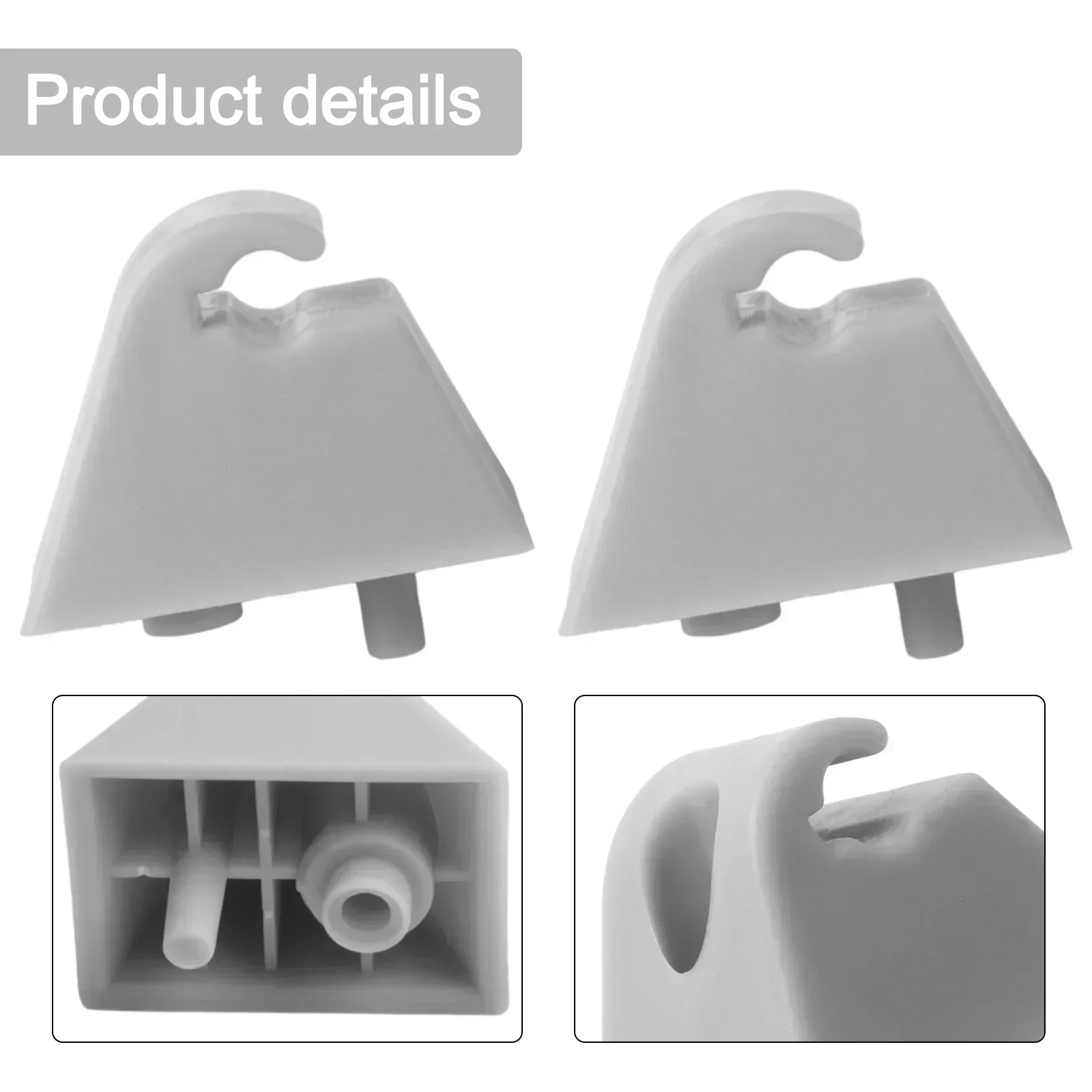 

2Pcs Plastic Sun Visor Clip Holder Hook Bracket Hanger For Vauxhall For Vectra For Astra F For Corsa B 1438336 Car Accessories