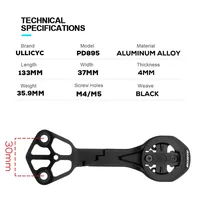 For Pinarello F12 Dogma F MOST Ultra Talon Handlebar Computer Mount Gopro Combo Mount for Garmin Wahoo Bryton Gopro IGPSPORT