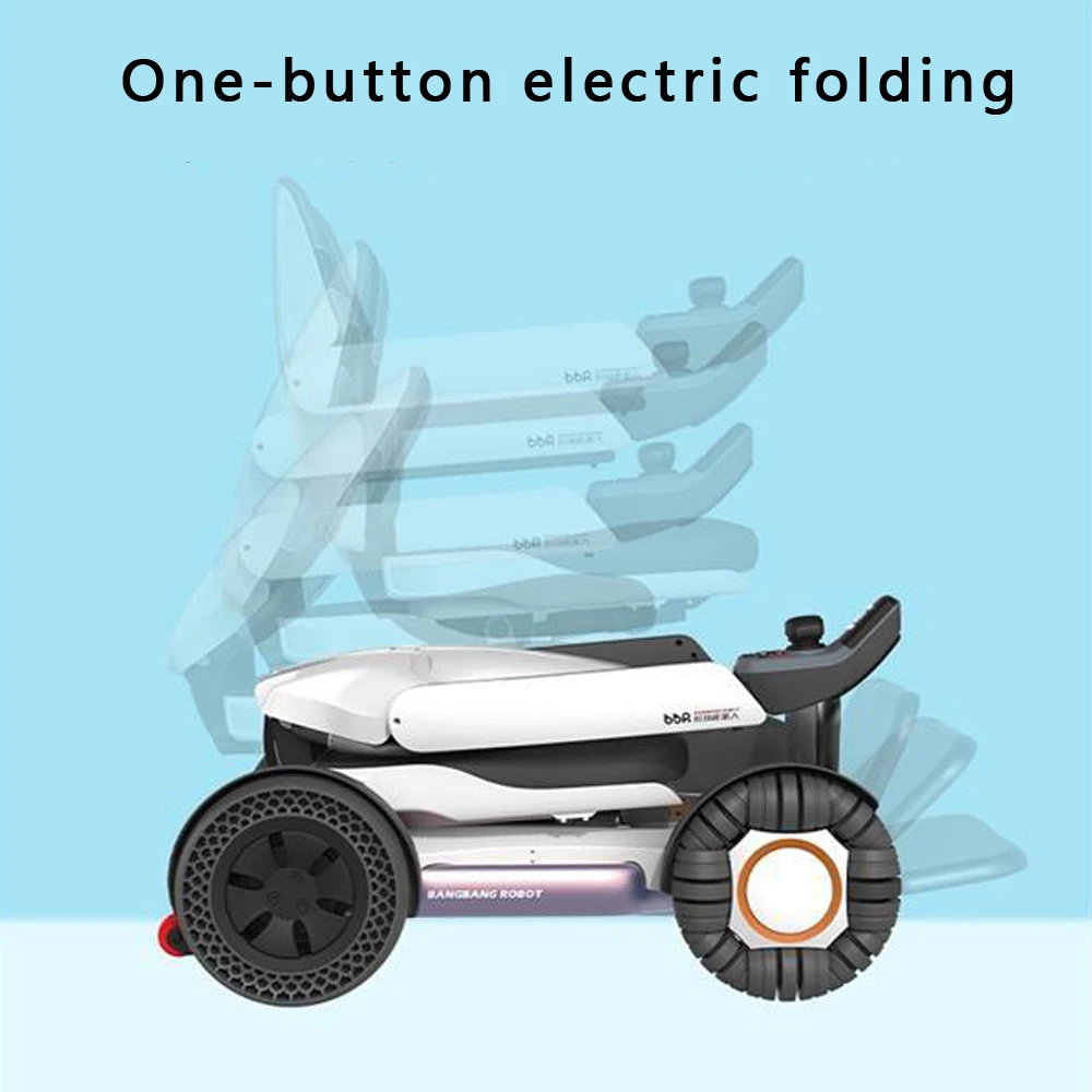 MOBI  APP Remote Control Folding Electric Scooter Power Wheelchair