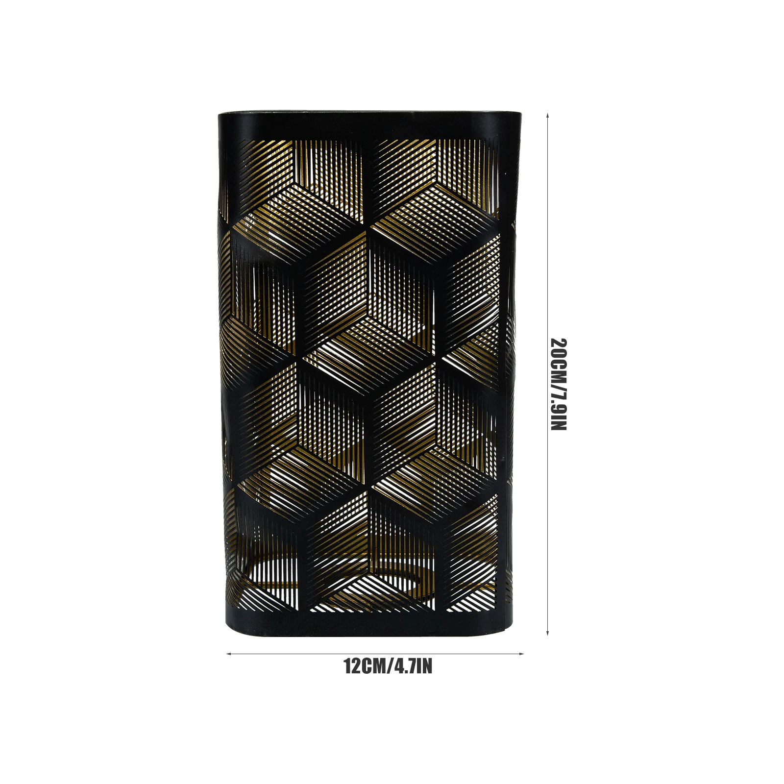 

Square Lamp Shades Black Metal Pendant Modern Replacement Dust Guard Bedroom Decor Small Lampshade Lighting Accessories