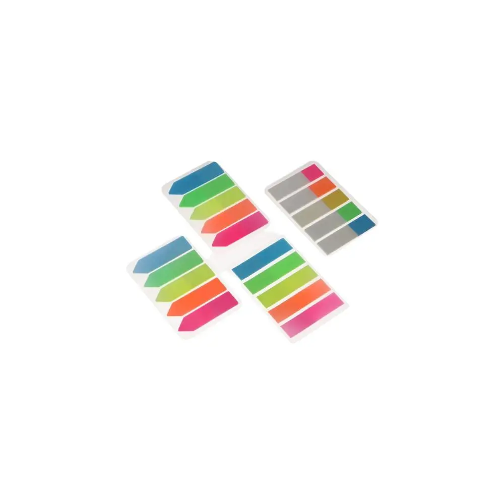 Adhesive Memo Sticker Paper Memo Flags Fluorescent Memo Pad Colored Memo Pad Bookmark Marker Sticker Candy Color Sticky Notes