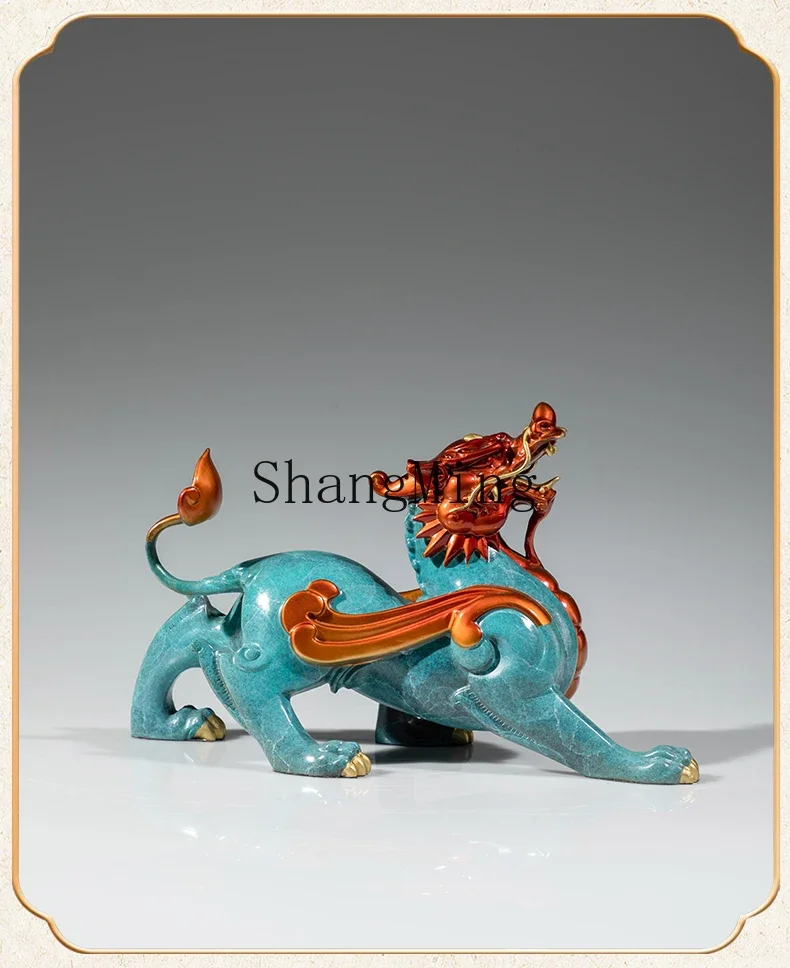 CL copper gold years brass ornaments handicrafts new Chinese living room decoration opening housewarming gifts